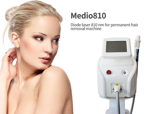 China 10 Bars 808nm Diode Laser Hair Removal Machine With Copper Heat Radiation System supplier